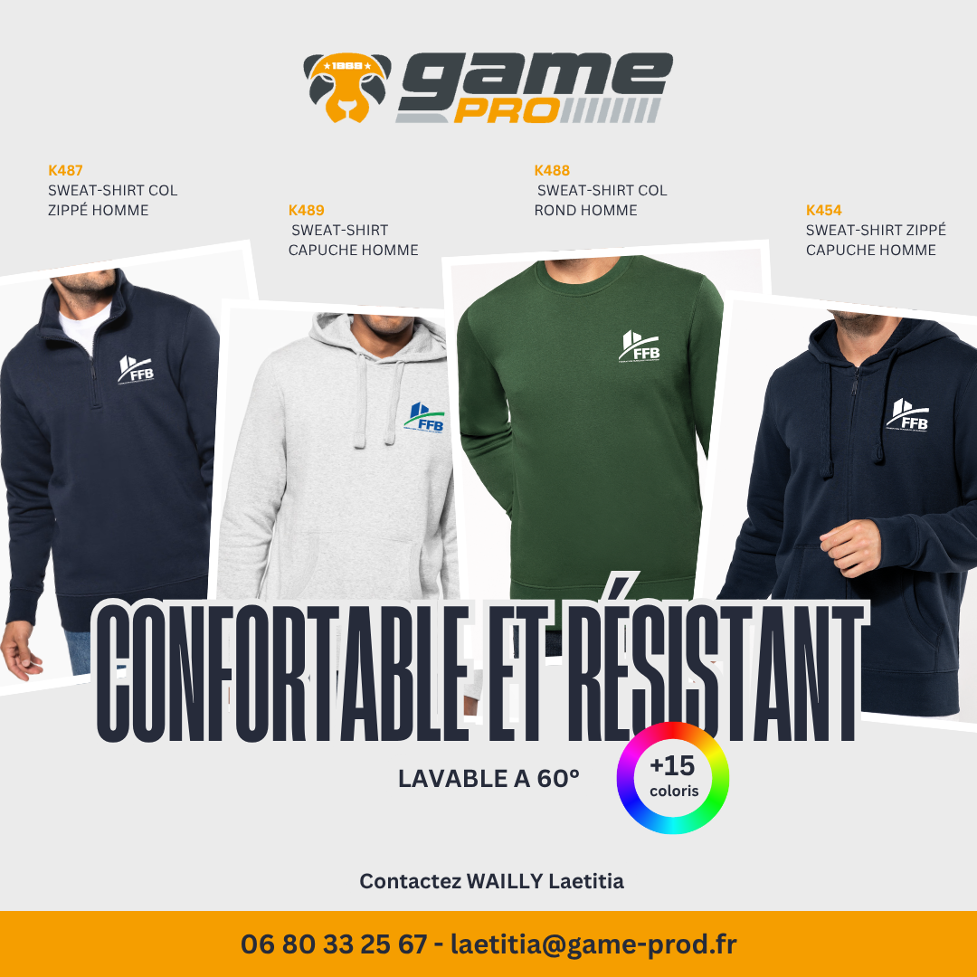 GAME PROD – Une large gamme de sweats