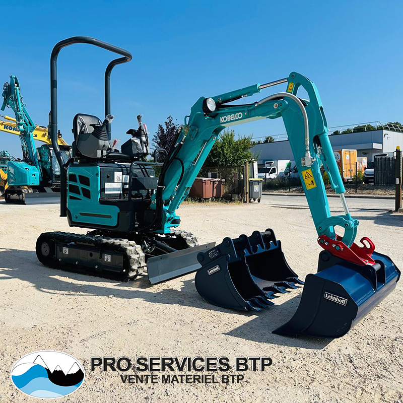 Mini Pelles KOBELCO - Pro Services BTP
