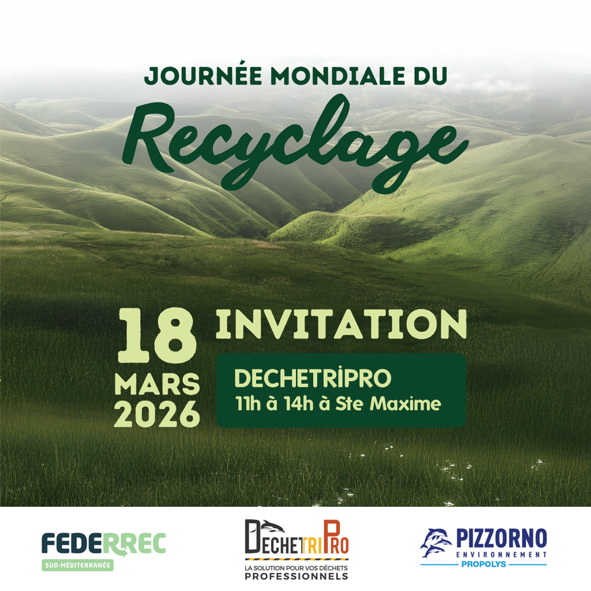 Journée mondiale du recyclage avec Pizzorno Environnement