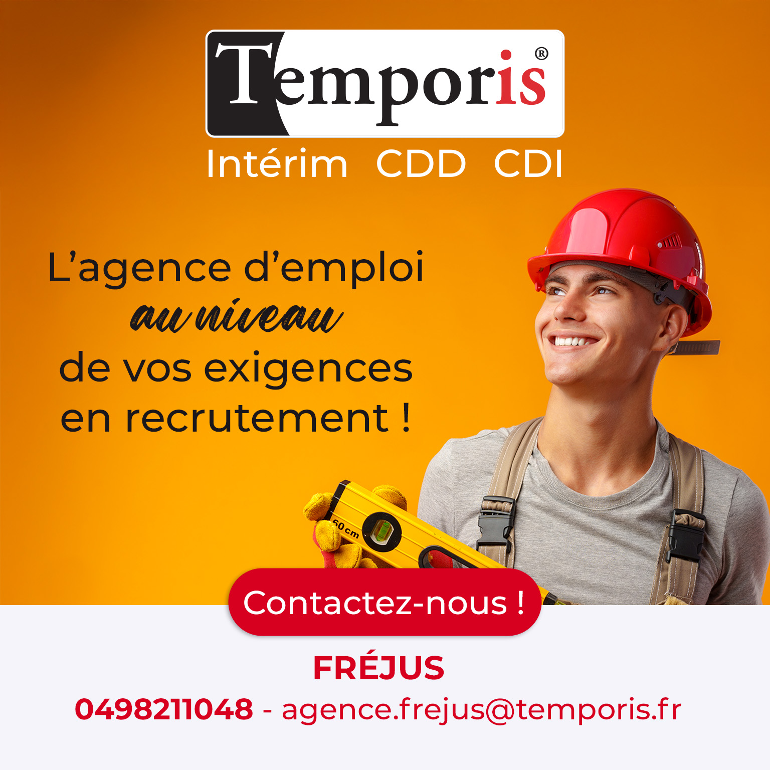Temporis Fréjus – L’emploi sur mesure pour le BTP varois
